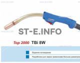Горелка для полуавтоматической сварки TBi 8W-blue-RWZ, длина 5 метров - st-e.info - Екатеринбург