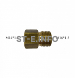 Переходник с М14*1.5 на М16*1.5 - st-e.info - Екатеринбург