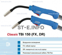 Горелка для полуавтоматической сварки TBi 240-blue-ESG, длина 5 метров - st-e.info - Екатеринбург