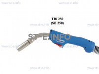Горелка для полуавтоматической сварки TBi 250-blue-ESG, длина 3 метра - st-e.info - Екатеринбург