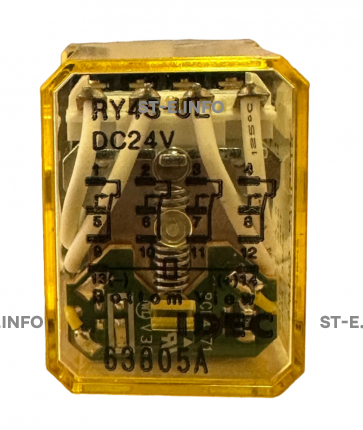 Реле электромагнитное IDEC RY4S-UL - st-e.info - Екатеринбург