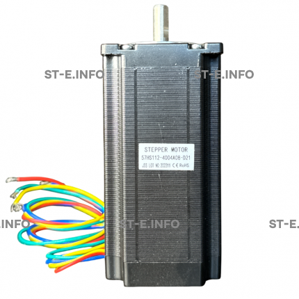 Двухфазный шаговый двигатель 57HS112-4004А08-D21 вал 8,0 мм - st-e.info - Екатеринбург