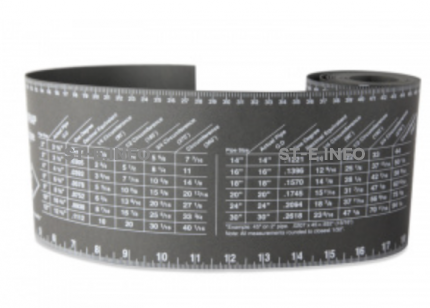 Лента для разметки труб 128mm*4000mm - st-e.info - Екатеринбург