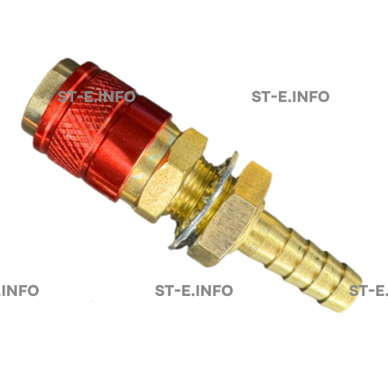 Разъем быстросъемный красный М8 - st-e.info - Екатеринбург