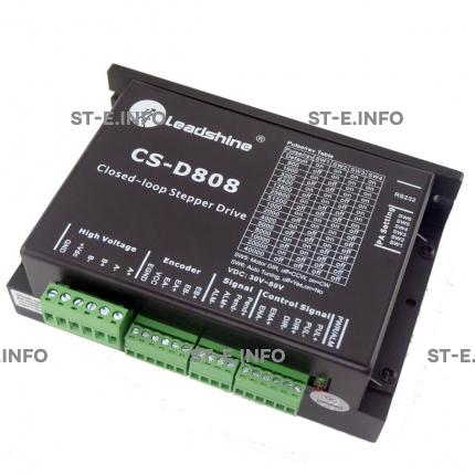  Серводрайвер шаговый CS-D808 Leadshine - st-e.info - Екатеринбург